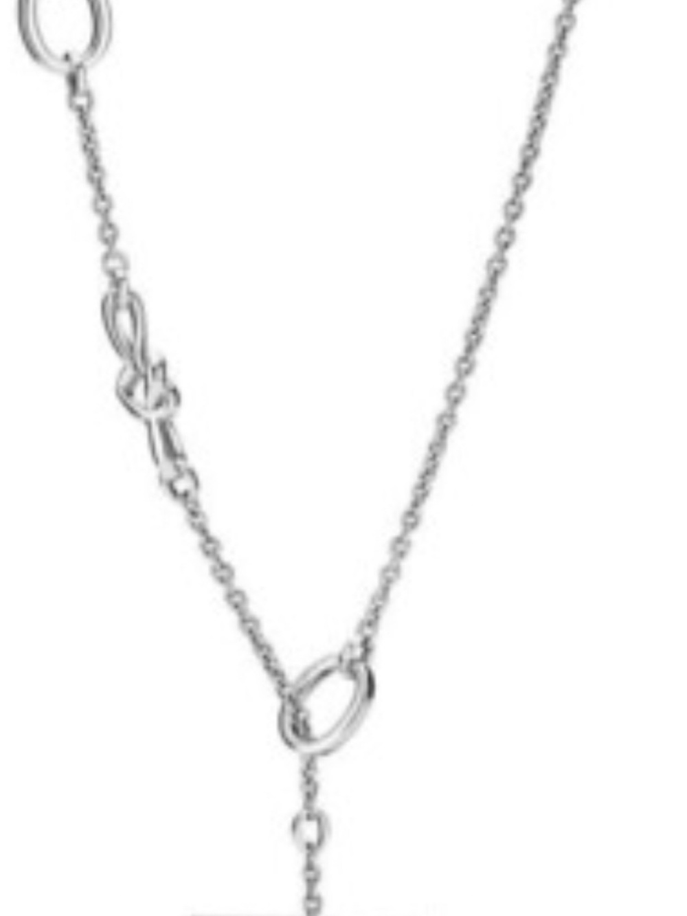 Pandora knotted heart long Necklace - Picture 7 of 7